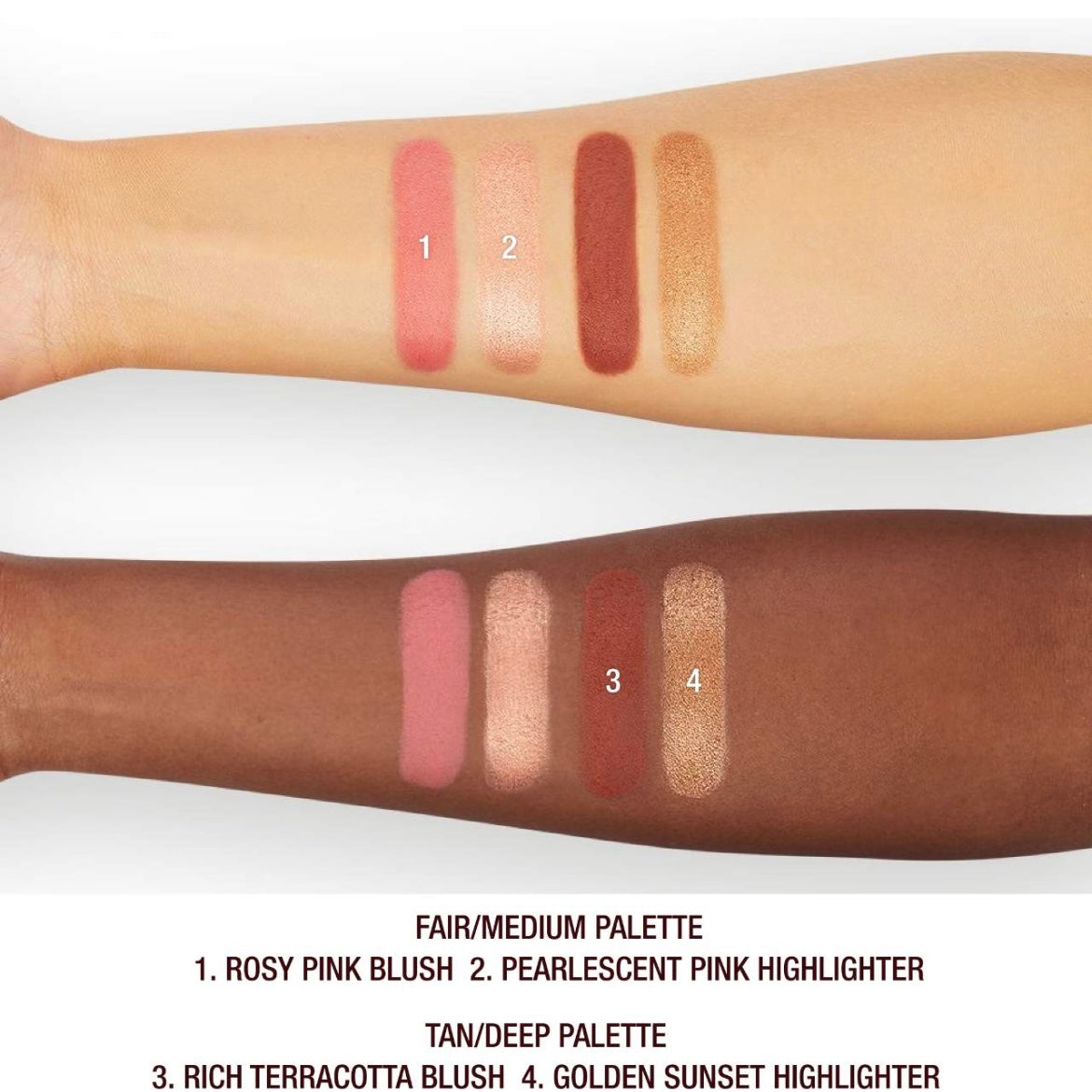 Charlotte Tilbury Mini Hollywood Blush and Glow Glid Palette