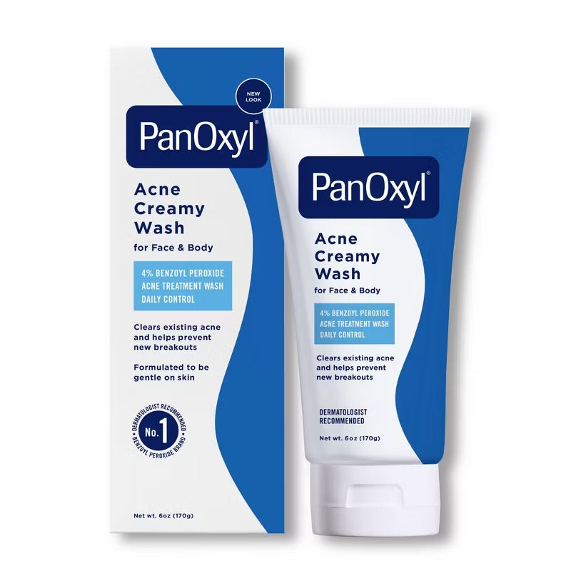 PanOxyl 4% Creamy Facial Treatment Wash - Unscented - 6oz