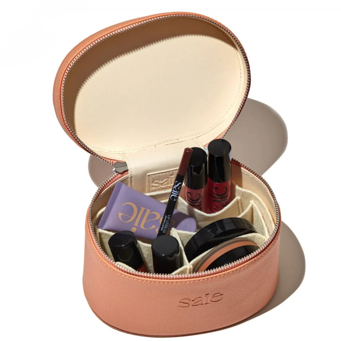 Saie The Mini Vanity Case Peach