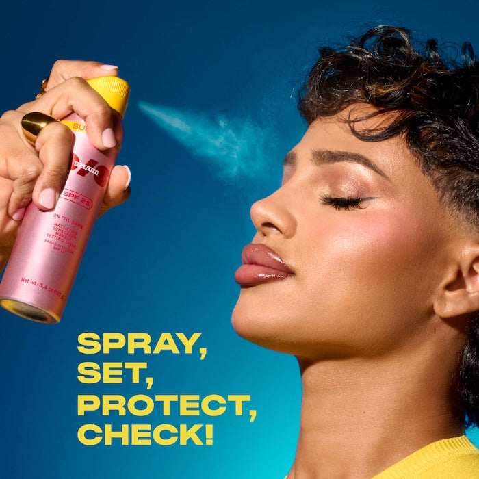 One Size On 'Til Dawn Mattifying Sunscreen Makeup Setting Spray SPF 28