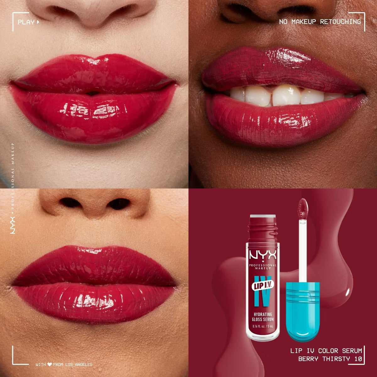 Nyx Professional Makeup Lip IV Hydrating Lip Gloss Stain