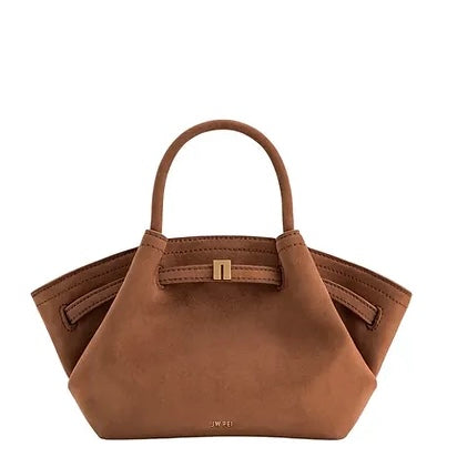 JW PEI Hana Mini Faux Tote Brown Bag