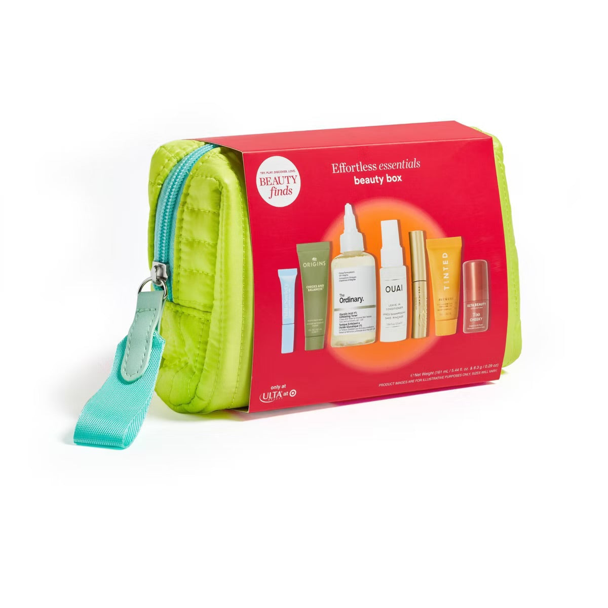 Effortless Essentials Exlcusive Spring & Summer Beauty Kit with Reusable Makeup Bag - 8 pc - Ulta Beauty