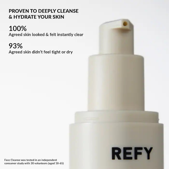 Refy Face Cleanse Hydrating Cleanser + Makeup Remover