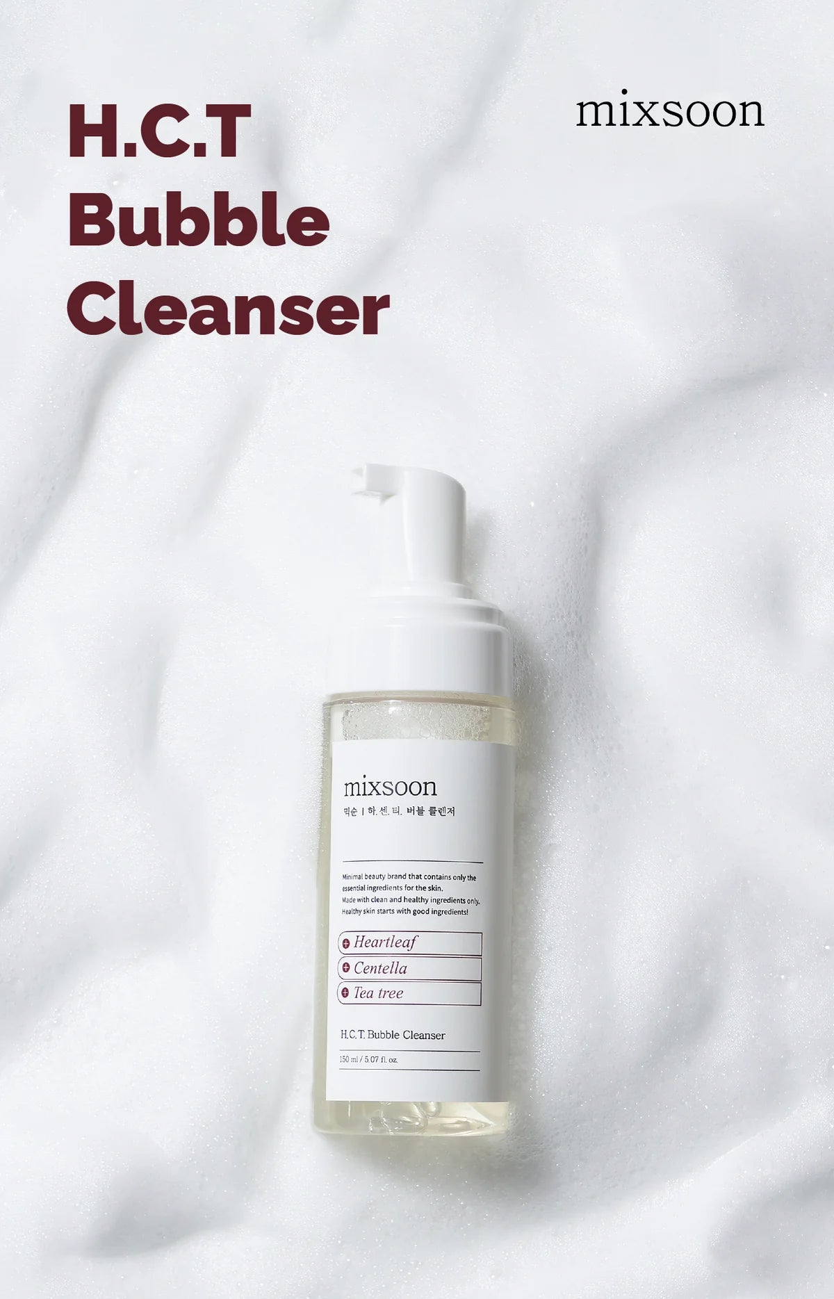 Mixsoon H.C.T Bubble Cleanser