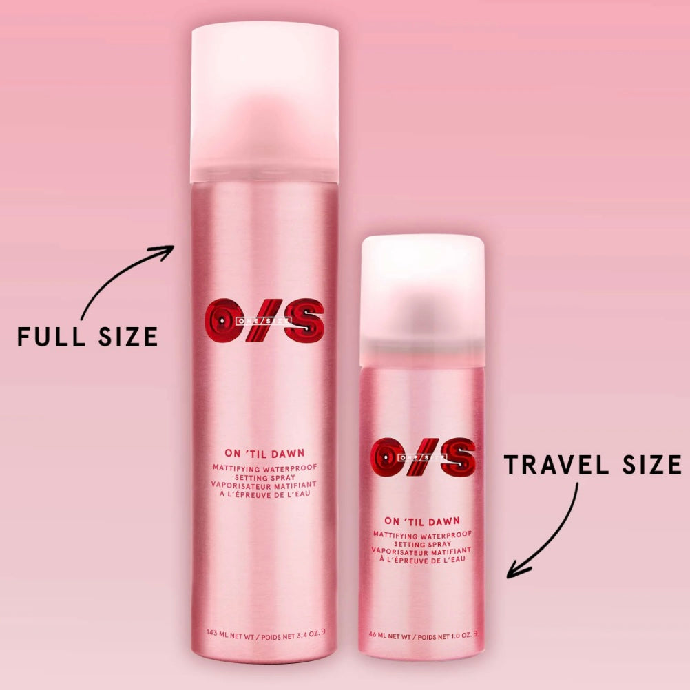 One/Size Mattifying Waterproof Setting Spray