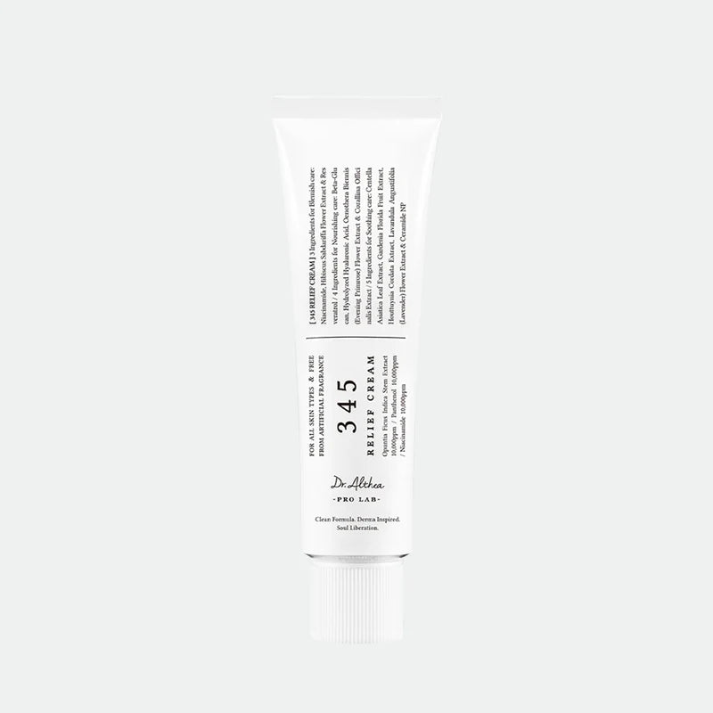 345NA Relief Cream – Crema Vegana para Regenerar y Desinflamar