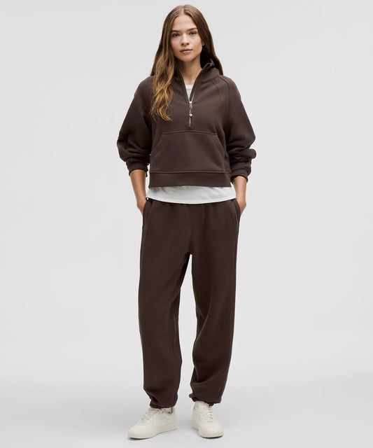 Lululemon Scuba Oversized Half-Zip Hoodie Espresso