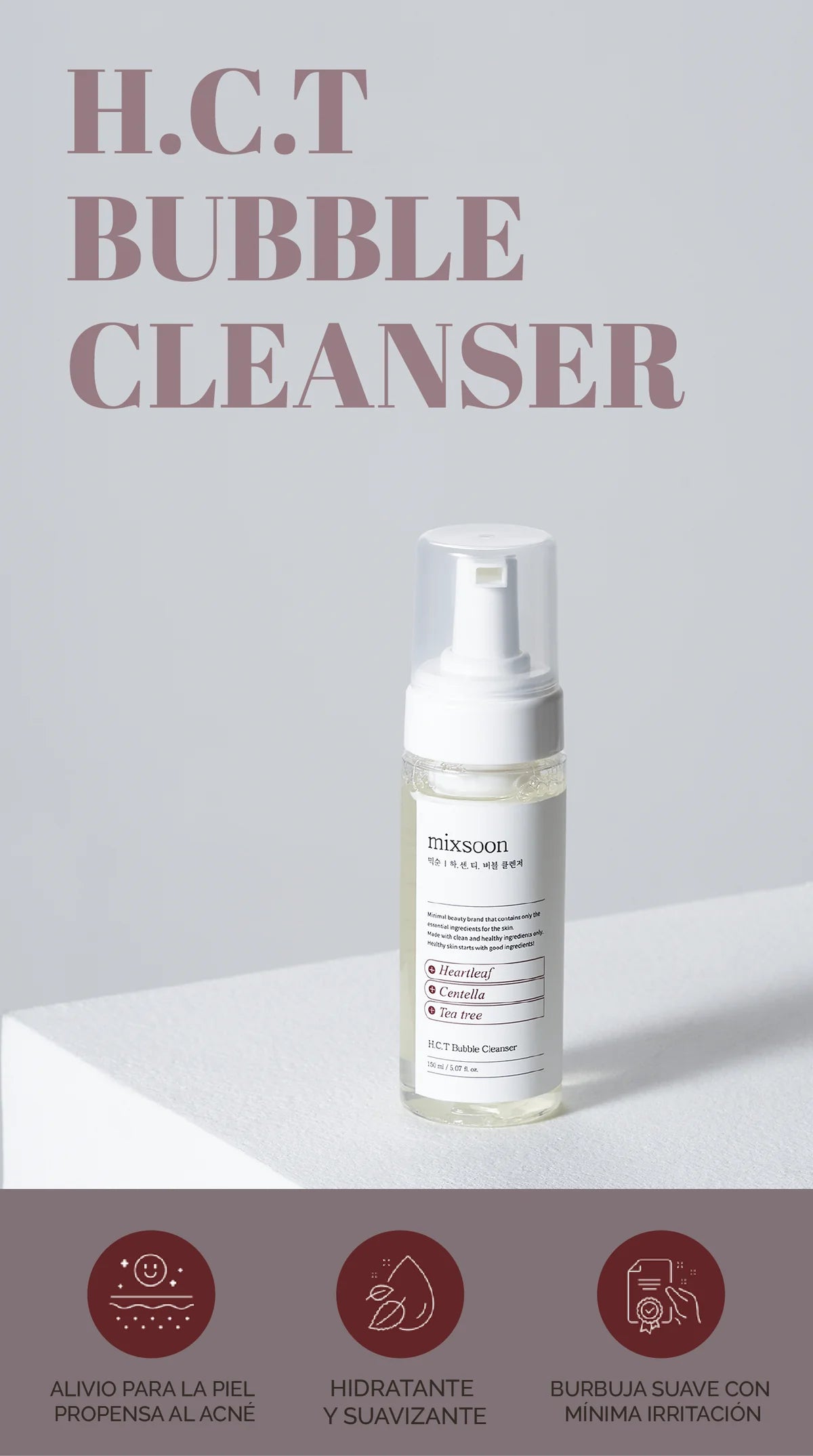 Mixsoon H.C.T Bubble Cleanser