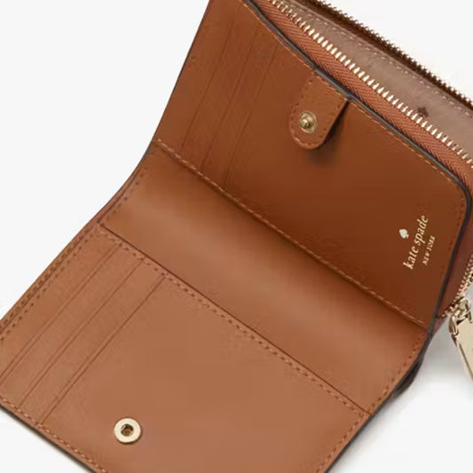 Kate Spade Madison Small L Zip Wallet Cavern Clay
