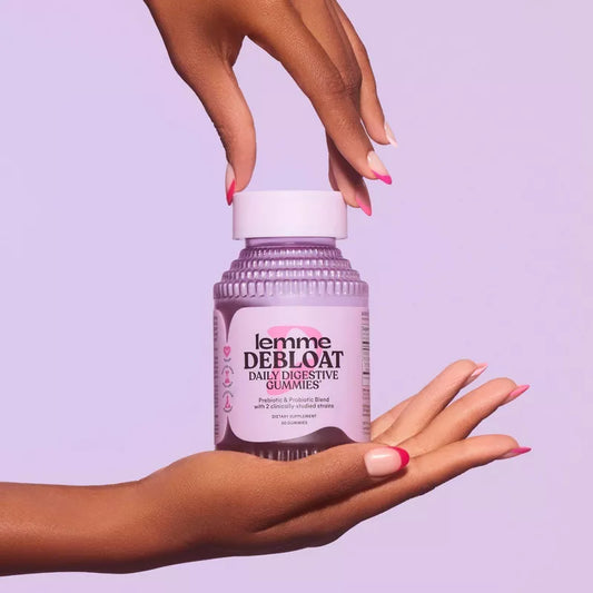 Lemme Debloat Daily Digestive Probiotic Vegan Gummies