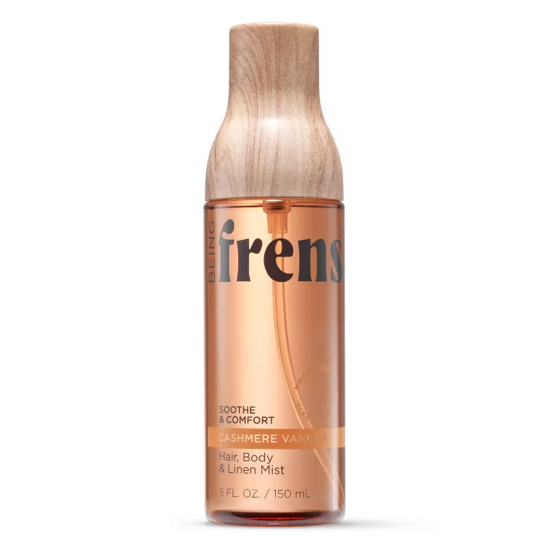 Being Frenshe Hair, Body & Linen Mist Body Spray with Essential Oils - Cashmere Vanilla