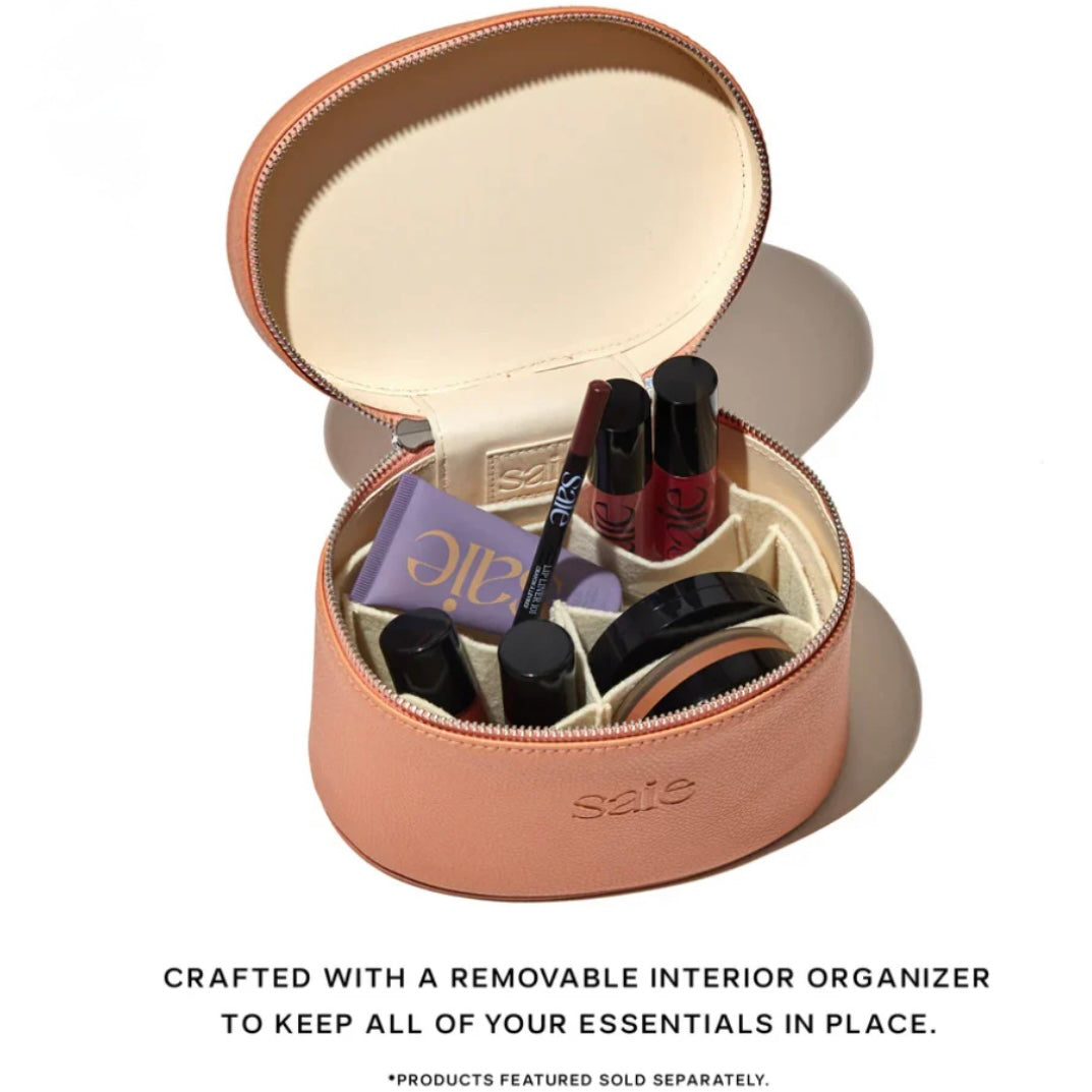 Saie The Mini Vanity Case Peach