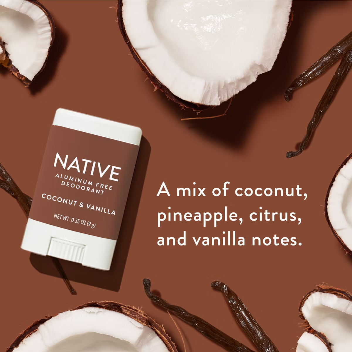 Native Coconut & Vanilla Solid Deodorant