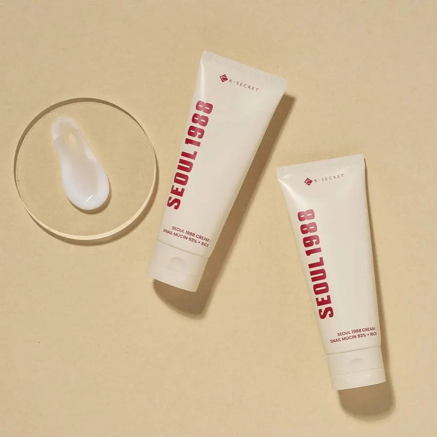 K-Secret - Seoul 1988 Cream: Snail Mucin 93% + Rice