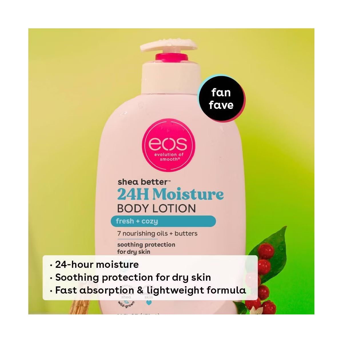eos Body Lotion Mini - Fresh and Cozy