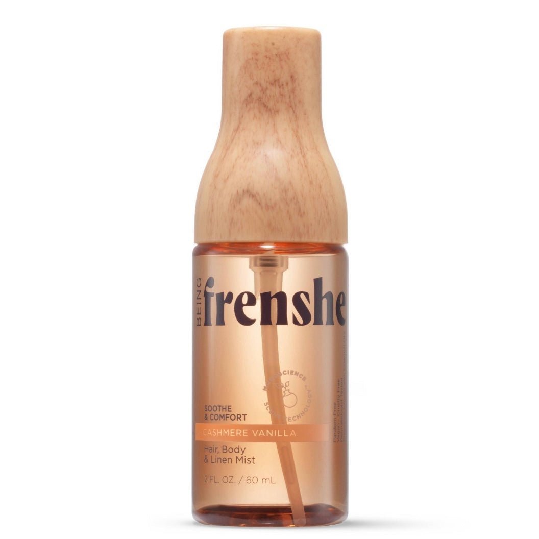Being Frenshe Hair, Body & Linen Mist Body Spray with Essential Oils - Cashmere Vanilla