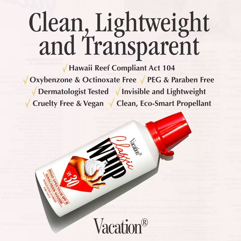 Vacation Sunscreen Classic Whip - SPF 30 -