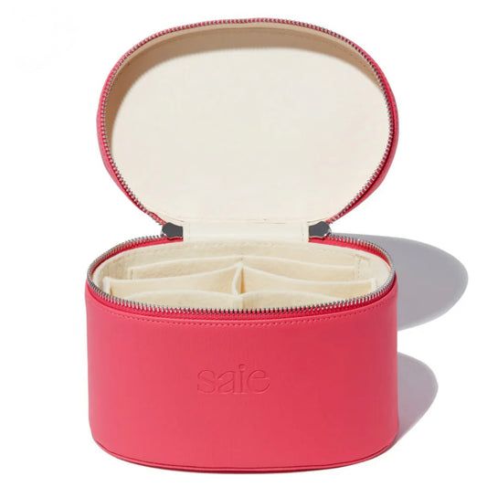 Saie The Mini Vanity Case Fuchsia
