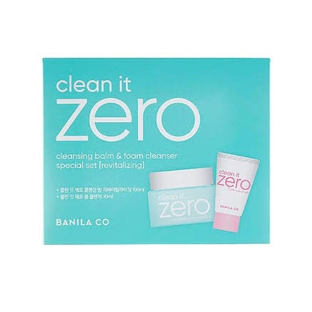 Clean It Zero Duo- Cleansing Balm & Foam Cleanser