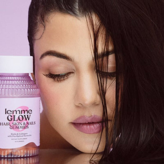 Lemme Glow Collagen Hair Skin & Nails Gummies