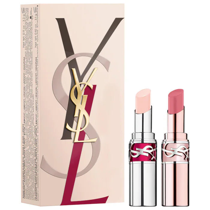 Yves Saint Laurent Lip Gloss Stick & Tinted Lip Balm Gift Set