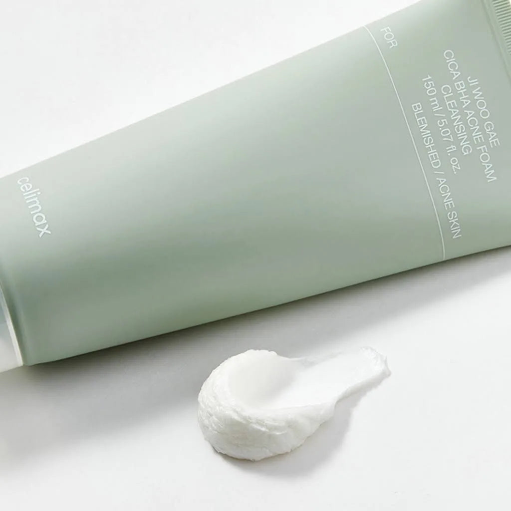 CELIMAX Ji Woo Gae Cica BHA Acne Foam Cleansing