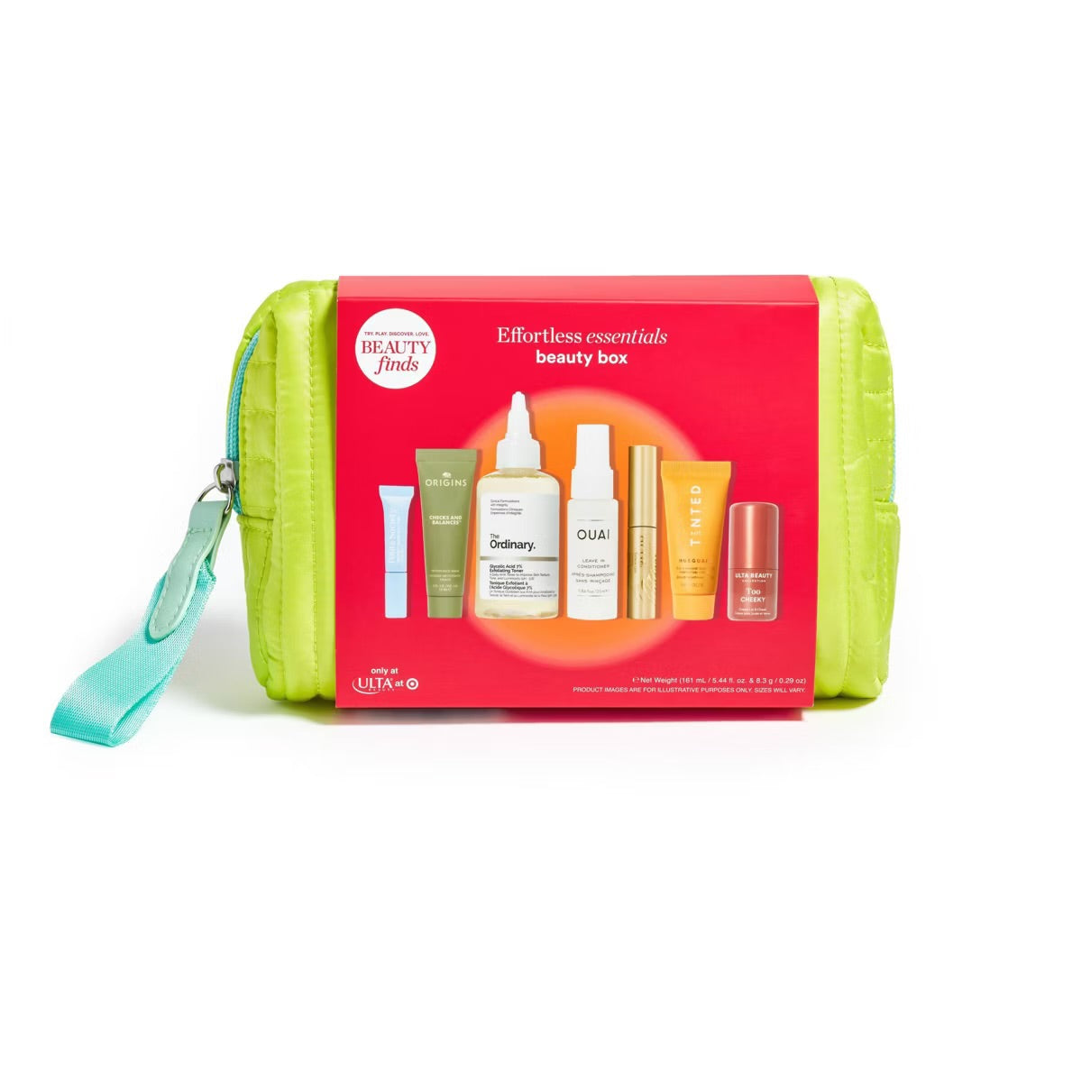 Effortless Essentials Exlcusive Spring & Summer Beauty Kit with Reusable Makeup Bag - 8 pc - Ulta Beauty