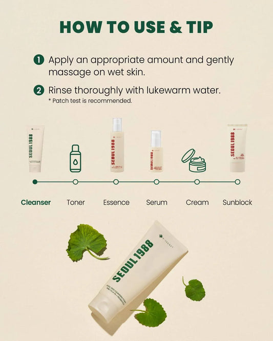K-Secret - Seoul 1988 Cleansing Foam: Pine Cica 1% + Probiotics