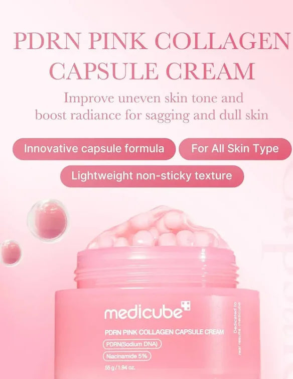 Medicube PDRN Pink Collagen Capsule Cream