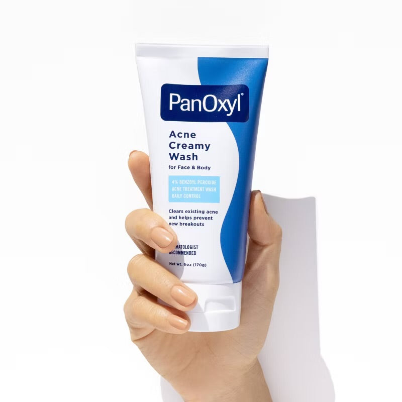 PanOxyl 4% Creamy Facial Treatment Wash - Unscented - 6oz