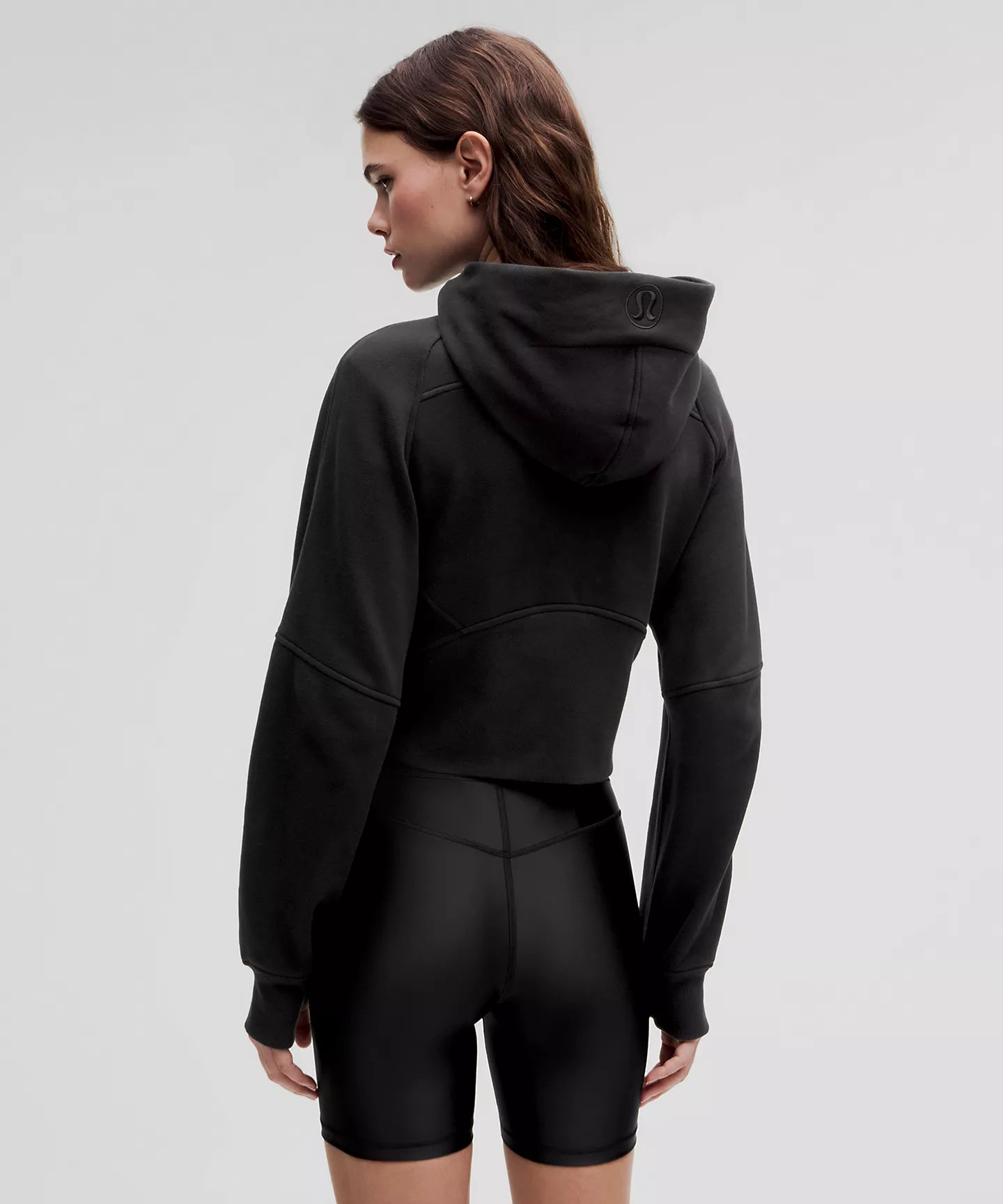 Lululemon Scuba Oversized Half-Zip Hoodie Black/Gold