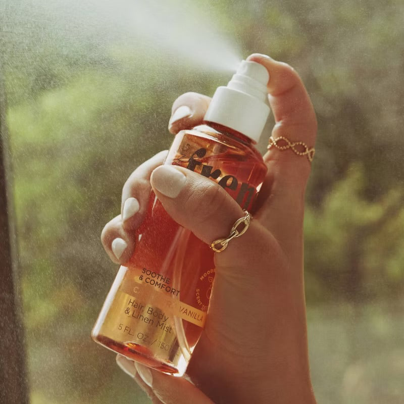 Being Frenshe Hair, Body & Linen Mist Body Spray with Essential Oils - Cashmere Vanilla