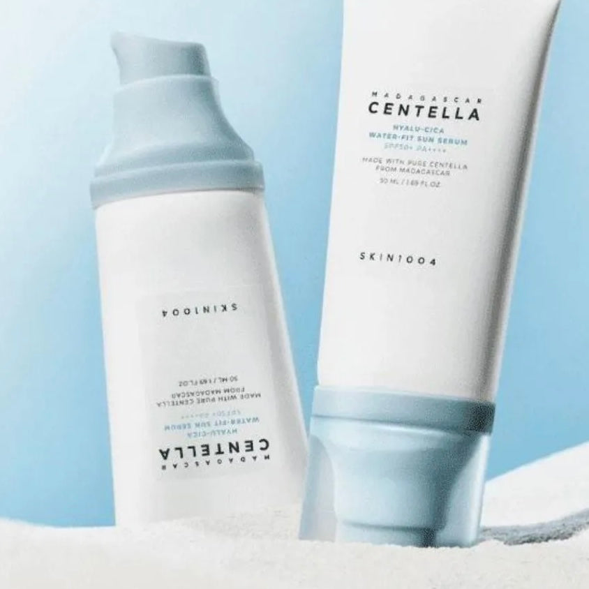 SKIN1004 Hyalu-Cica Water-Fit Sun Serum SPF50+ PA++++ (Protector Solar) Twin Pack
