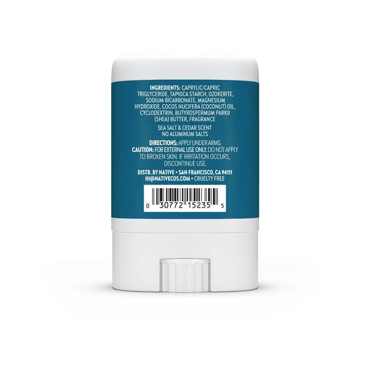 Native Sea Salt & Cedar Solid Deodorant
