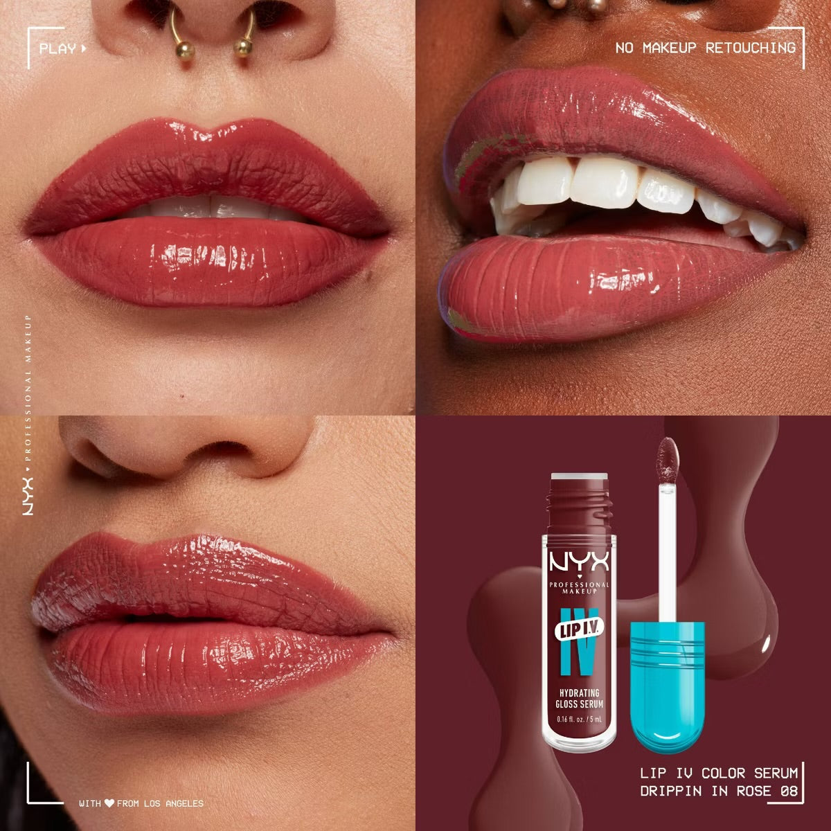 Nyx Professional Makeup Lip IV Hydrating Lip Gloss Stain