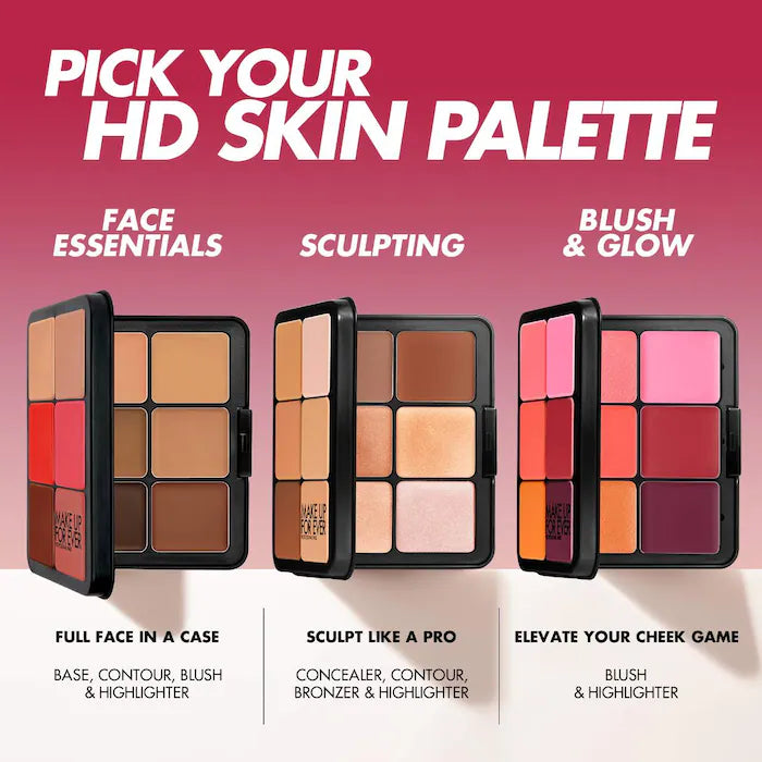 Make Up Forever HD Skin Face Essentials – Longwear Full Face Cream Palette