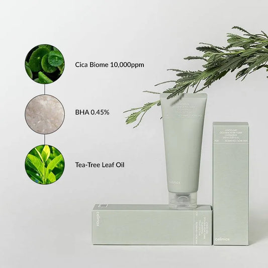 CELIMAX Ji Woo Gae Cica BHA Acne Foam Cleansing