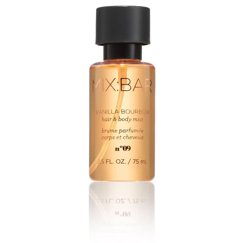 MIX:BAR Mini Hair & Body Mist Perfume - Vanilla Bourbon - 2.5 fl oz