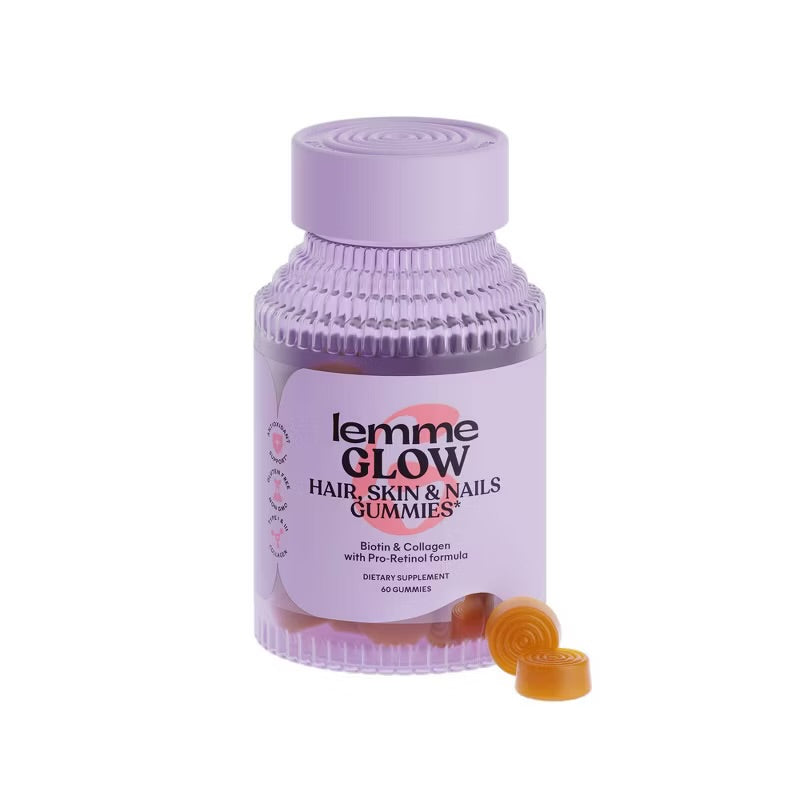 Lemme Glow Collagen Hair Skin & Nails Gummies