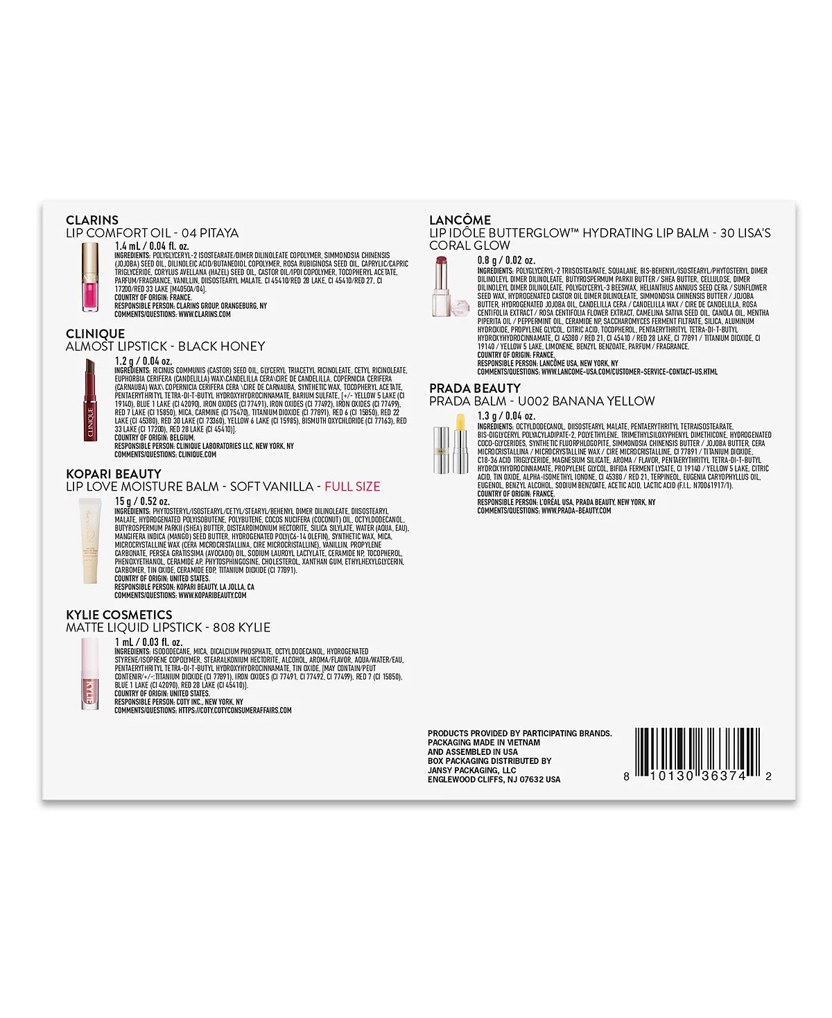 The Pout About It Makeup Set, 7Pc