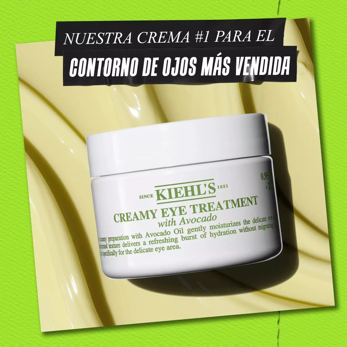 Kiehl's Creamy Eye Treatment with Avocado/ Contorno de Ojos