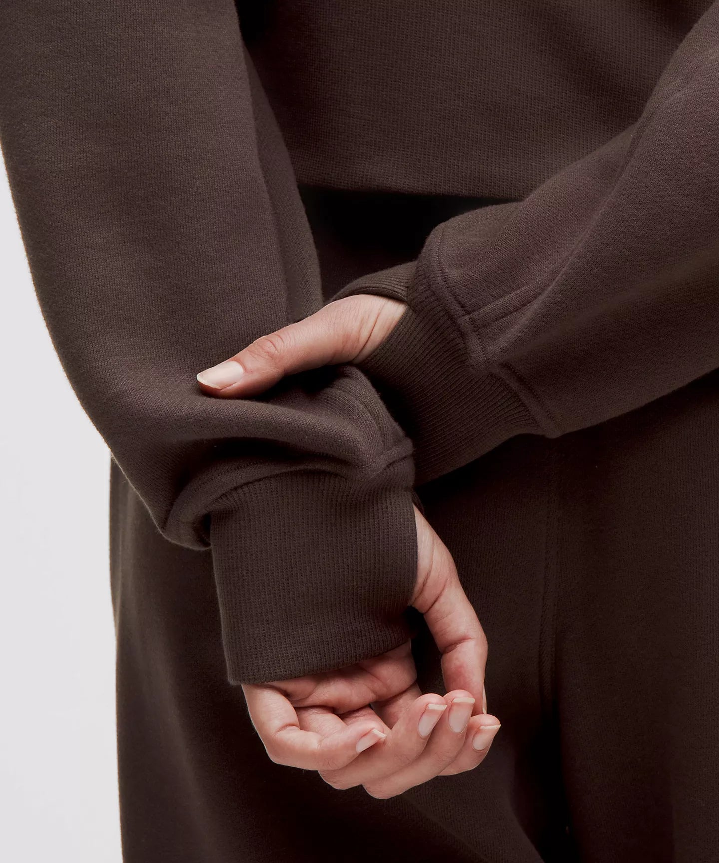 Lululemon Scuba Oversized Half-Zip Hoodie Espresso