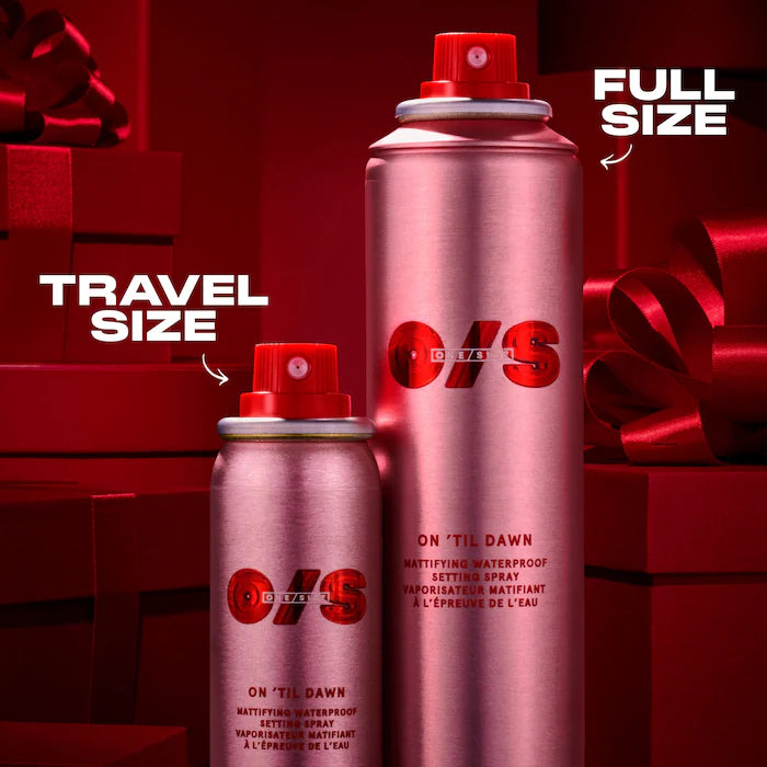 One Size On 'Til Dawn Mattifying Waterproof Setting Spray Big & Bitty Duo