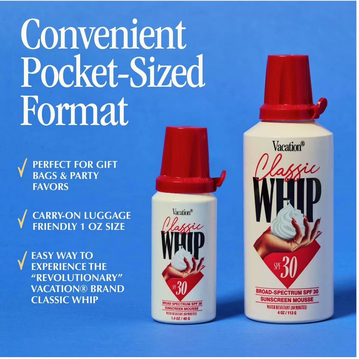 Vacation Classic Sunscreen Whip Mini - SPF 30