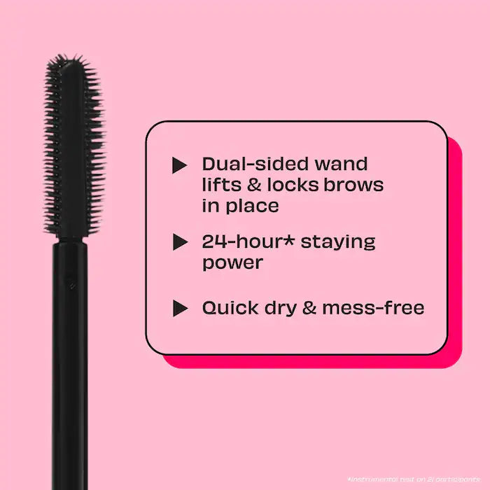 Benefit Mini 24-HR Brow Setter Clear Brow Gel with Lamination Effect
