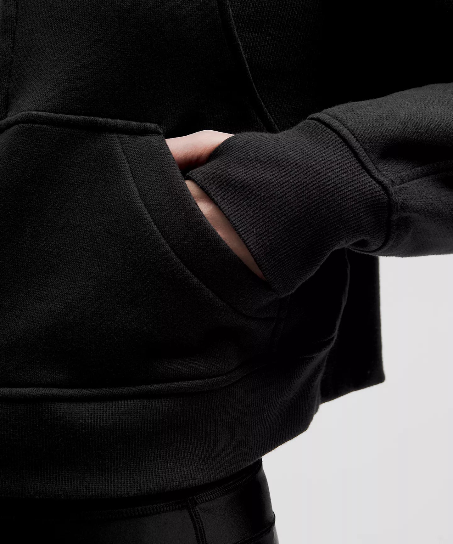 Lululemon Scuba Oversized Half-Zip Hoodie Black/Gold