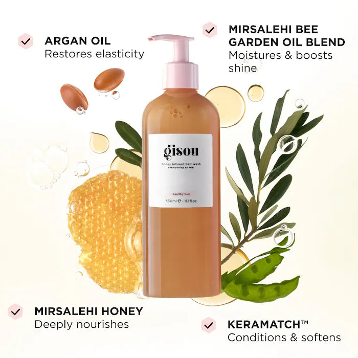 Gisou Honey Infused Hair Wash Shampoo