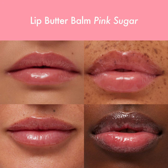 Summer Fridays The Dewy Pink Set with mini Lip Butter Balm in Pink Sugar