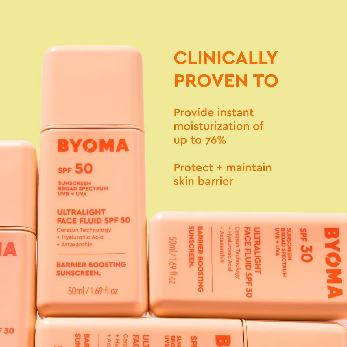 Byoma Liquid Face Fluids Sunscreen SPF 50